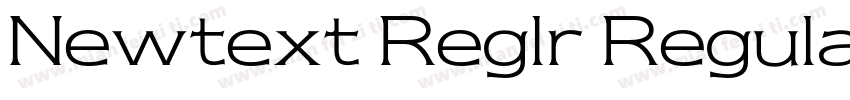 Newtext Reglr Regular字体转换